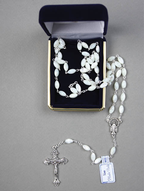 Rosary - Genuine Mother of Pearl Rosary (mother of pearl)